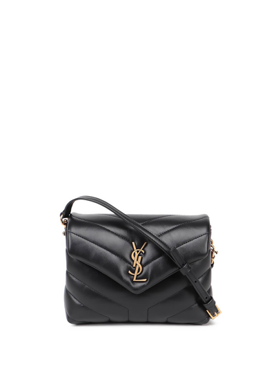 Saint Laurent Toy `loulou` Crossbody Bag In Nero