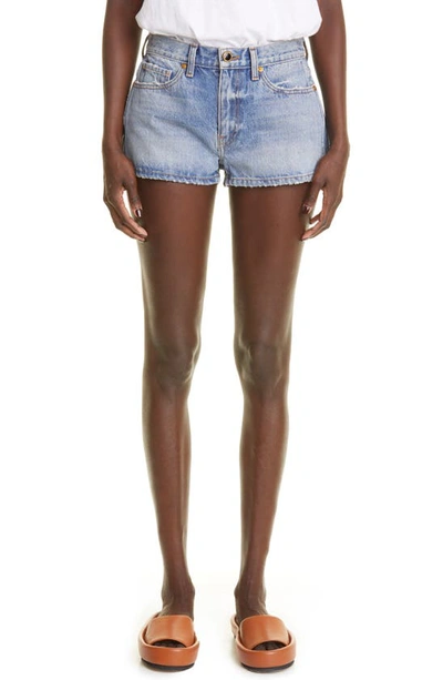 KHAITE DENIM SHORTS 