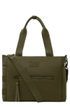 Dagne Dover Wade Diaper Tote In Dark Moss