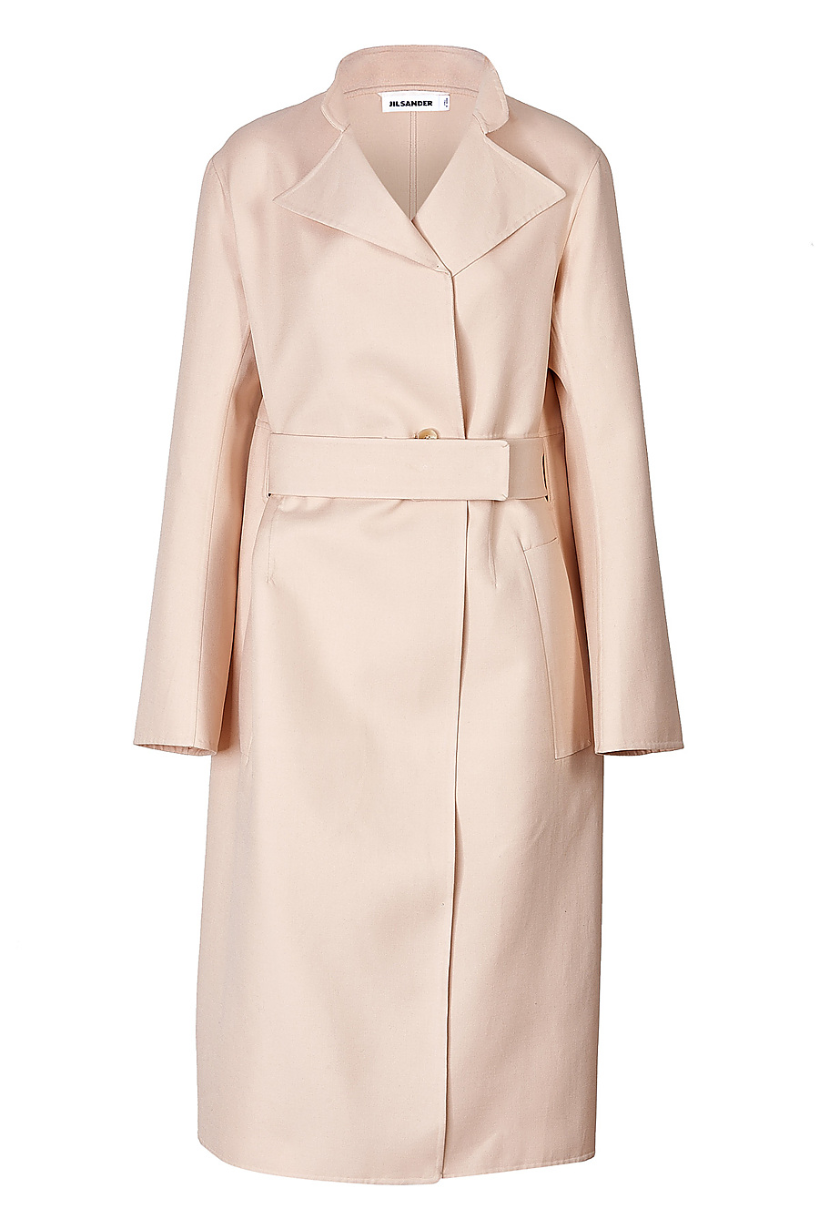 Jil Sander Cotton Trench Coat In Pink | ModeSens