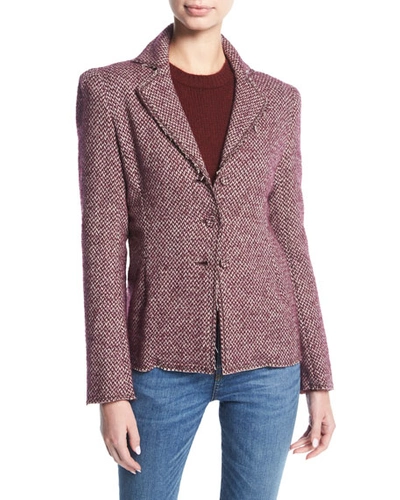 Brock Collection Jocelyn Tweed Blazer Jacket