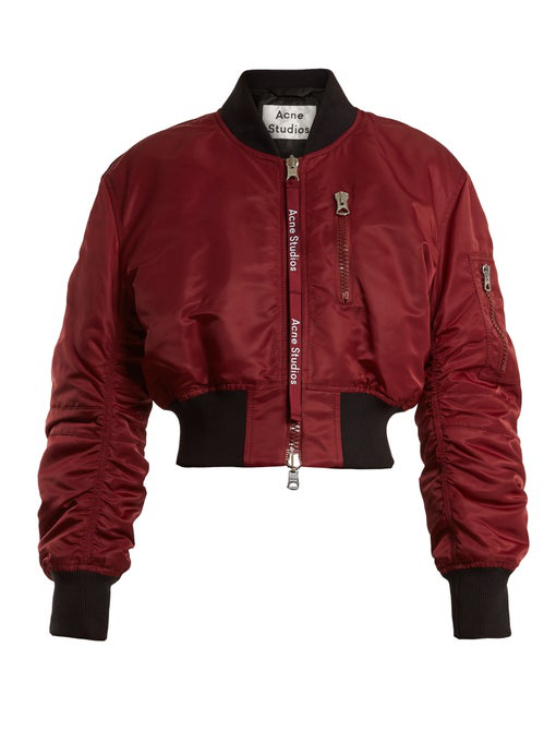 acne studios reversible bomber