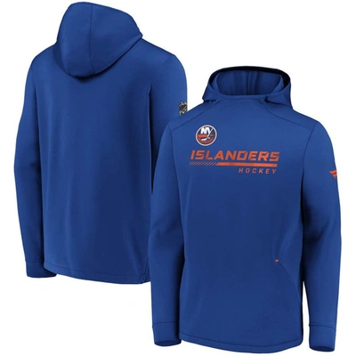 Fanatics Branded Royal New York Islanders Authentic Pro Locker Room Pullover Hoodie