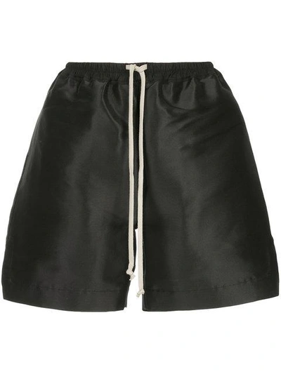 Rick Owens Drawstring Boxers Shorts - Black