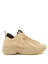 Acne Studios Manhattan Low-top Leather Trainers In Nude