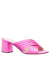 Nina Women's Nayely Evening Sandals Women's Shoes In Ultra Pink Satin