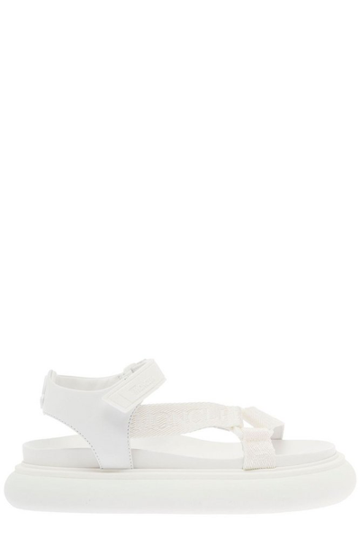 Moncler White Catura Touch-strap Sandals