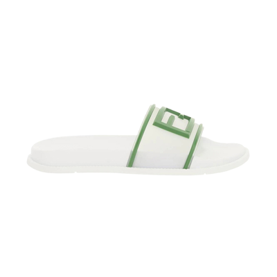 Fendi Logo Slide In White