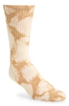Carhartt Vista Tie Dye Crew Socks In Dusty H Brown