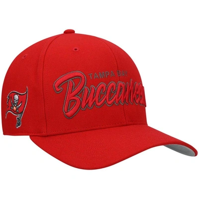 47 ' Red Tampa Bay Buccaneers Street Script Mvp Snapback Hat