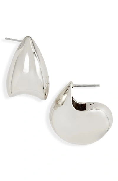 Jenny Bird Nouveaux Puff Earrings In High Polish Silver