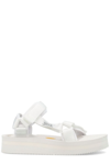 Suicoke Depa T-strap Nylon Sporty Sandals In White