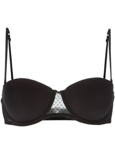 Maison Close 'music Hall' Bandeau Bra In Black