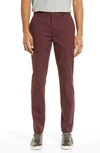 7 For All Mankind Adrien Chinos In Burgundy
