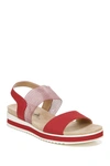Lifestride Shoes Zing Slingback Sandal In Red