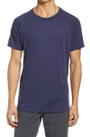 Alo Yoga The Triumph Crewneck T-shirt In True Navy