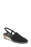 Vaneli Greer Slingback Wedge In Black