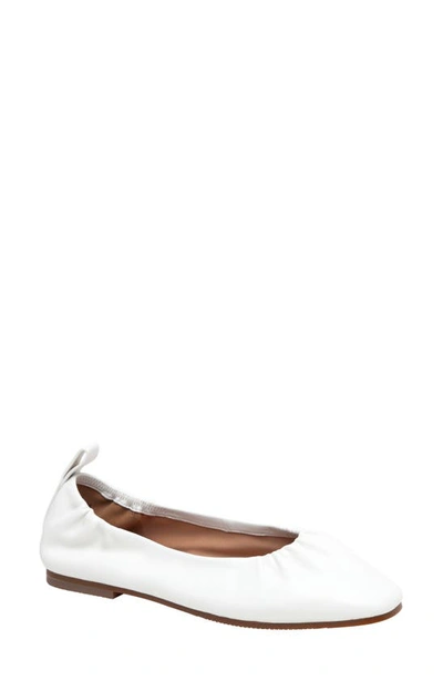 Linea Paolo Newry Ballet Flat In Eggshell