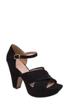 Linea Paolo Imogene Platform Sandal In Black