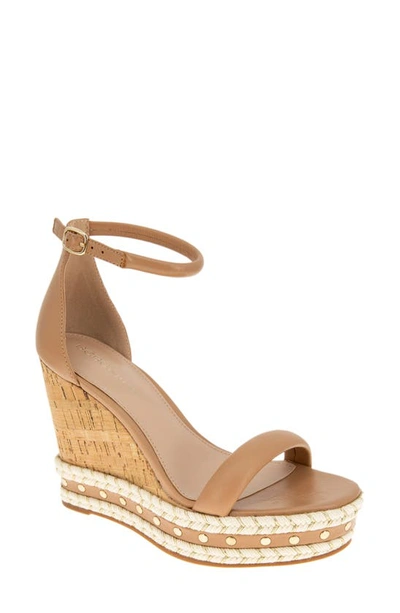 Bcbgeneration Narida Espadrille Platform Wedge Sandal In Tan