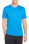 Nike 'legend 2.0' Dri-fit Training T-shirt In Light Photo Blue/ Black