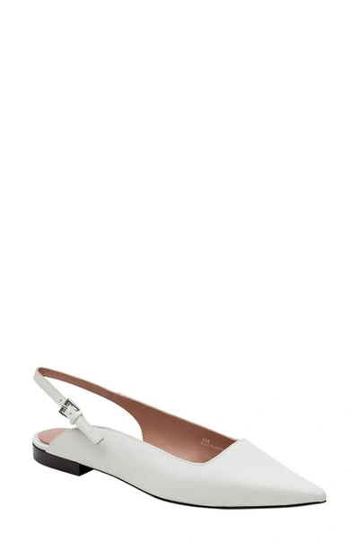 Linea Paolo Caia Pointed Toe Slingback Flat In Lavender Fog