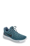 Nike Lunarepic Low Flyknit 2 Running Shoe In Jade/ Black/ Teal/ Blustery