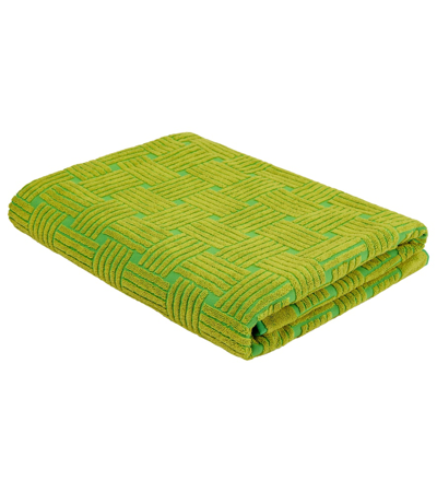 Bottega Veneta Intrecciato-effect Cotton Towel