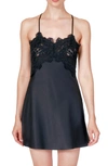 Rya Collection Rosey Chemise In Black