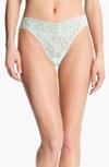 Hanky Panky Original Rise Thong In Pistachio Ice