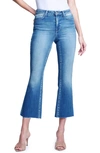 L Agence Kendra High Waist Crop Flare Jeans In Balboa