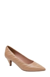 Linea Paolo Odie Pointed Toe Pump In Desert Sand