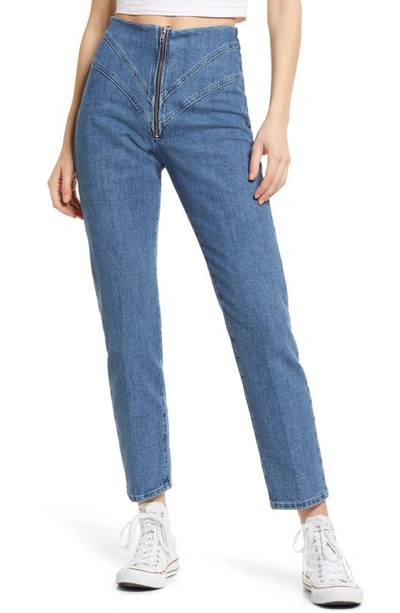 Good American Corset Good Classic Straight Leg Jeans In I338