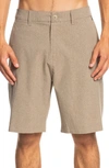 Quiksilver Union Heather Amphibian Shorts In Fallen Rock