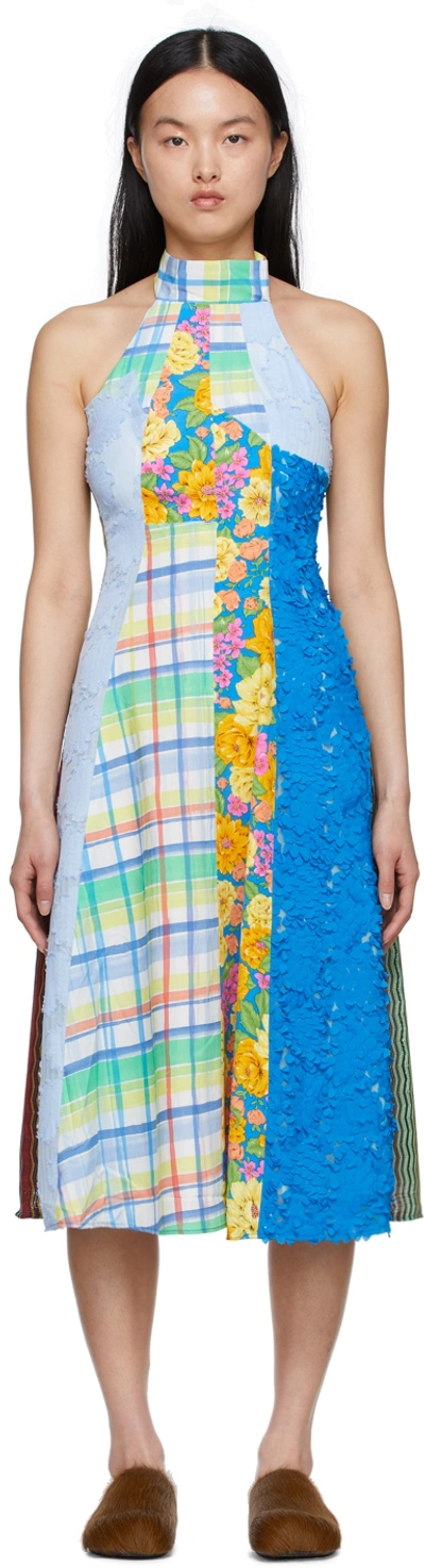 Andersson Bell (women) Sasha Blue(ming) Flower Sundress In Blue Flower