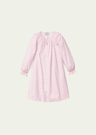 Petite Plume Girls' Sweethearts Delphine Nightgown - Baby, Little Kid, Big Kid In Pink