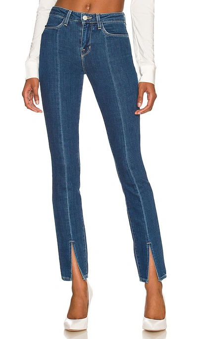 L Agence Jyothi High Rise Split Ankle Jeans In Durango