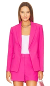 Milly Avery Single-breasted Blazer In  Pink