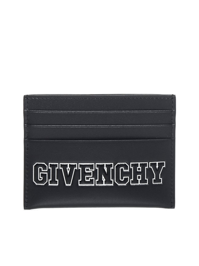 Givenchy Logo Printed Cardholder In Black