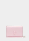 Versace Medusa Head Evening Clutch Bag In Pink