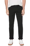 Original Penguin Premium Stretch Cotton Chino Pants In True Black