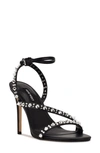 Nine West Women's Mitz Ankle Strap Dress Sandals Women's Shoes In Black