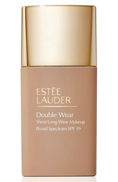 Estée Lauder Double Wear Sheer Long-wear Foundation Spf 19 In 3c2 Pebble