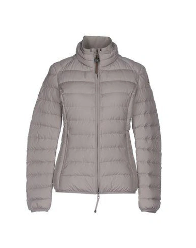 Parajumpers Down Jacket In Dove Grey