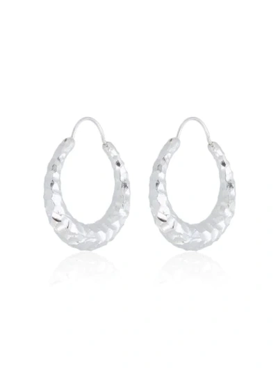 All Blues Fat Baby Snake Carved Sterling Silver Earrings ModeSens