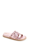 Sam Edelman Kids' Valeri Slide Sandal In Pink Metallic