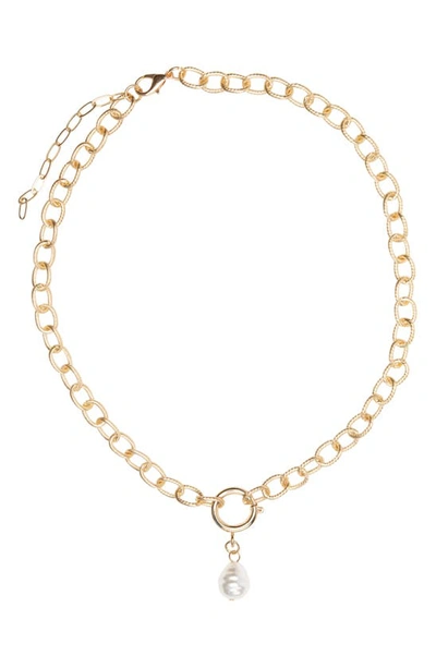 Petit Moments Golden Hour Lark Freshwater Pearl Pendant Necklace