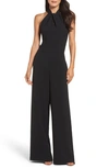 Julia Jordan Halter Neck Jumpsuit In Black