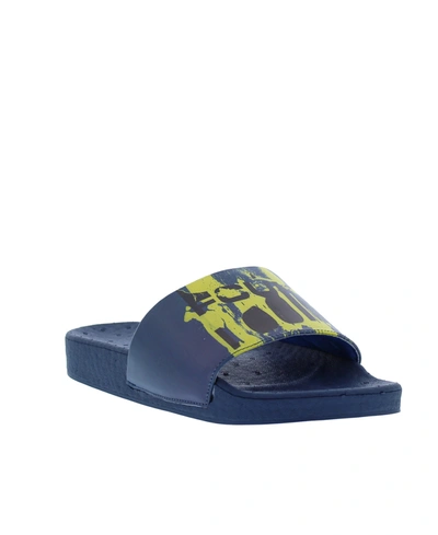 French Connection Men's Coby Slip On Slide Sandals Men's Shoes In Blue