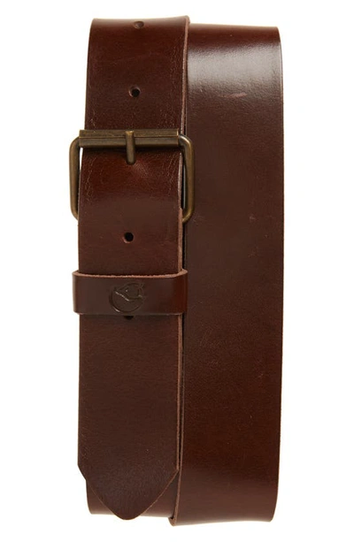 Fjall Raven Singi Leather Belt In Leather Brown